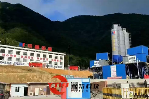 豫特科技助力安能集團(tuán)水電站重點(diǎn)項(xiàng)目，機(jī)制砂生產(chǎn)線(xiàn)。